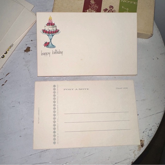 Vintage Post A Note Boxed Post Card Greeting Card Set Mid Century - Picture 12 of 14